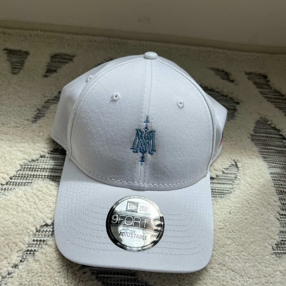 Rosewood Miramar Beach White Blue Baseball Cap 100% Cotton Unisex One Size NEW